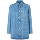 chemise femme  pepe jeans overshirt glitter