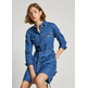 robe femme  pepe jeans regular denim dress