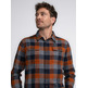 chemise homme  petrol men shirt long sleeve check