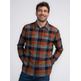 chemise homme  petrol men shirt long sleeve check