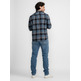 chemise homme  petrol men shirt long sleeve check