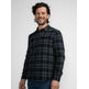 chemise homme  petrol men shirt long sleeve check