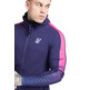 sweat-shirt homme  siksilk siksilk fade panel zip through