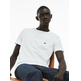 t-shirt homme  lacoste tee-shirt ras du cou manches c