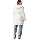 manteau femme  ck logo belt long puffer