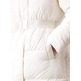 manteau femme  ck logo belt long puffer