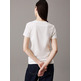 t-shirt femme  calvin klein gradient ck slim tee