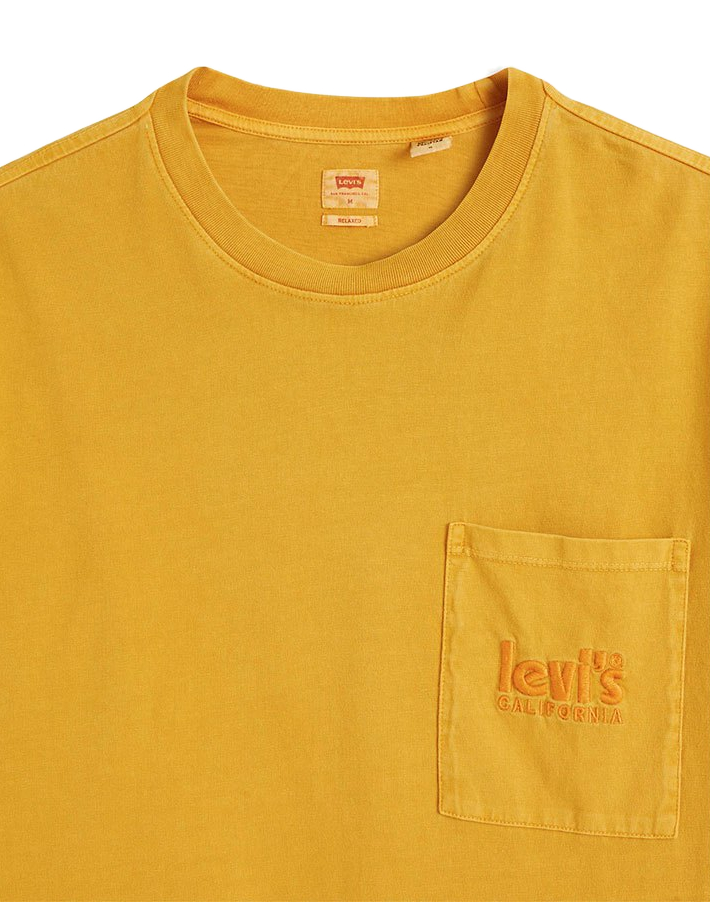 t-shirt homme levis seasonal pocket tee pocket nug